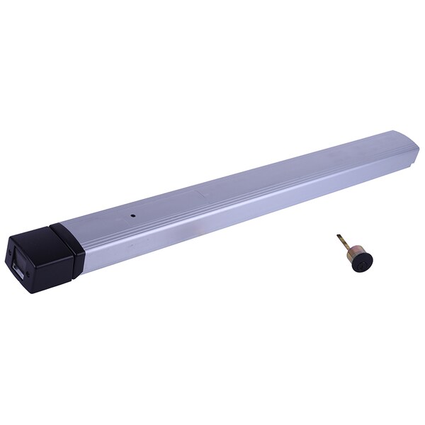 Surface Vertical Rod Exit Device, Night Latch, 36", US28